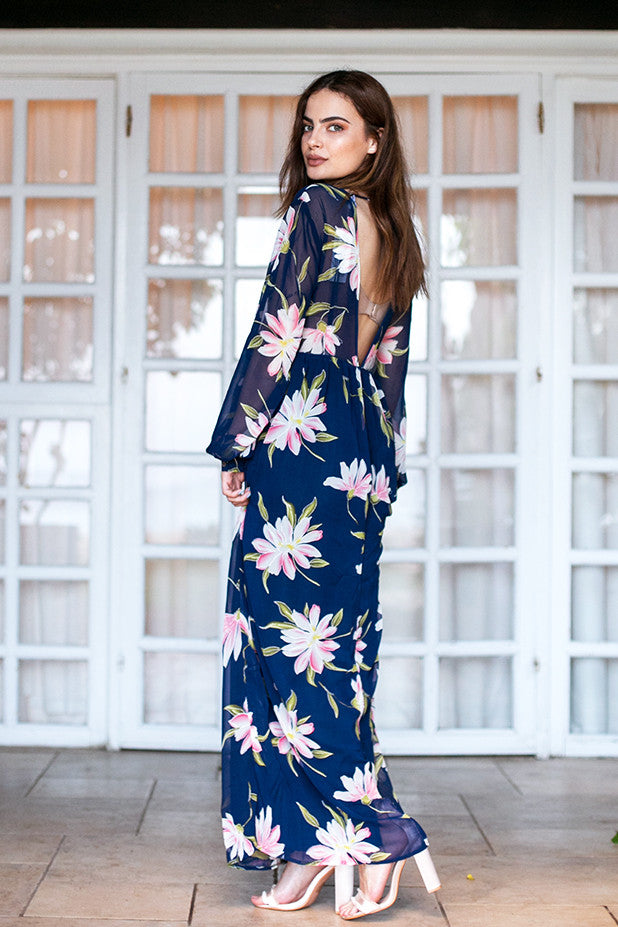 Rut & Circle - Charlie Long Flower Dress