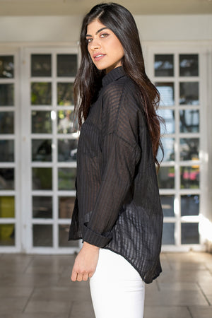 Queencii – Rena Shirt Black