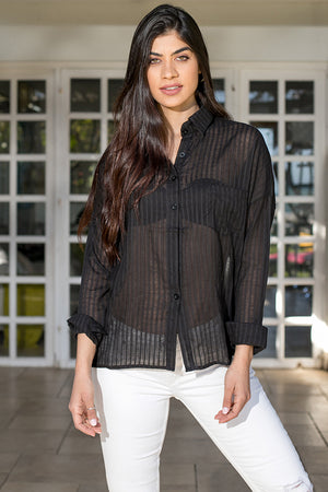 Queencii – Rena Shirt Black