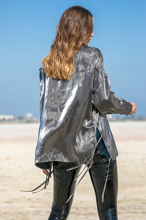 Queencii – Elian Shirt Grey