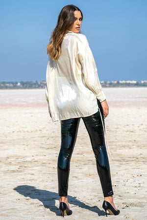Queencii – Elian Shirt Champagne