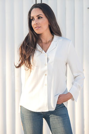 Queencii – Louise Shirt White