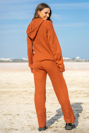 SNDYS – Hendrix Knit Pants Rust