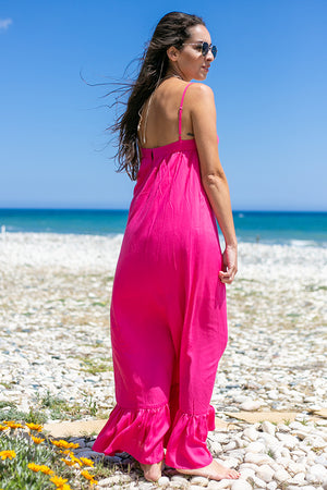 SNDYS – Cassie Dress Fuchsia