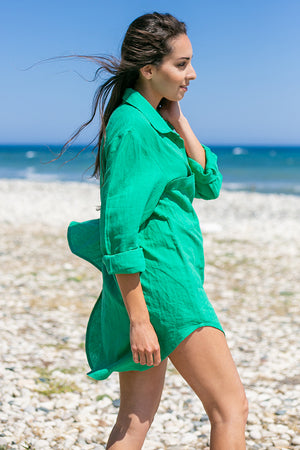 SNDYS – Leopold Shirt Green