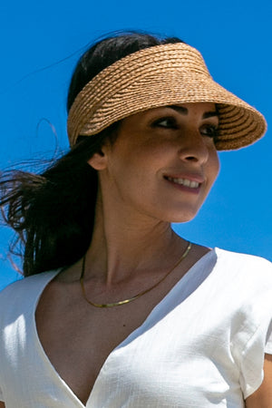 Back In Stock Queencii – Salerno Beach Straw Hat Beige