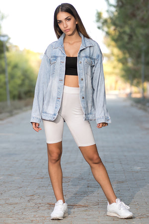 Cheap Monday - Upsize Denim Jacket Lit Trash